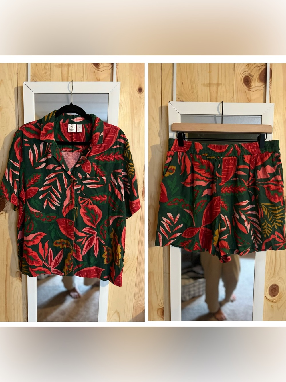 Goa Linen Blend Beachwear by Japna Shorts Shirt Set